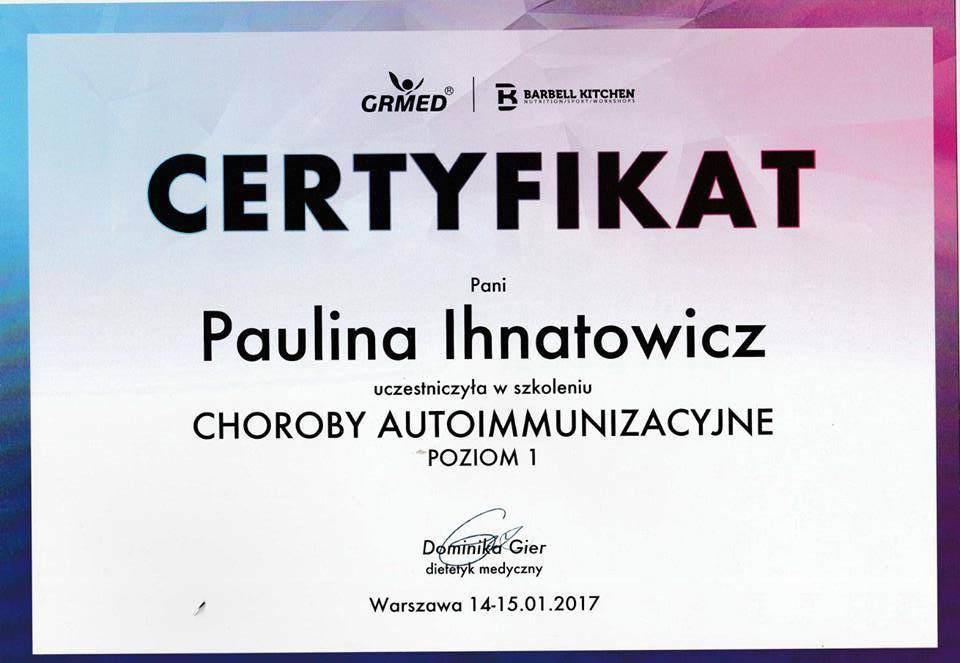 certyfikat